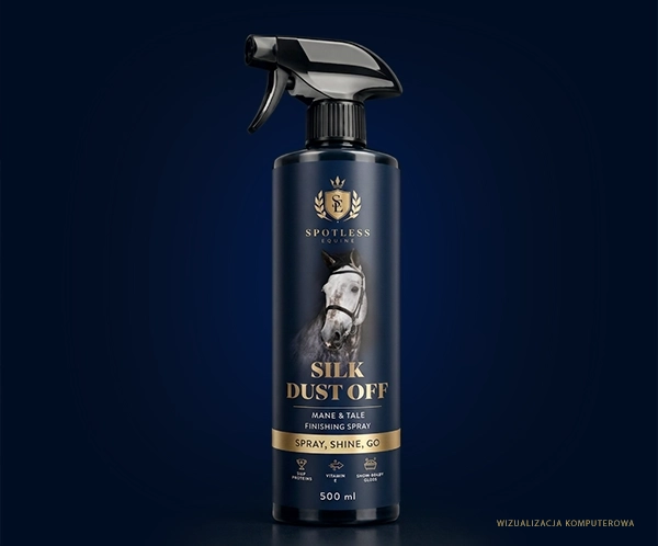 SILK-DUSTOFF-1 SILK DUST OFF - spray do pielęgnacji grzywy i ogona, 500 ml